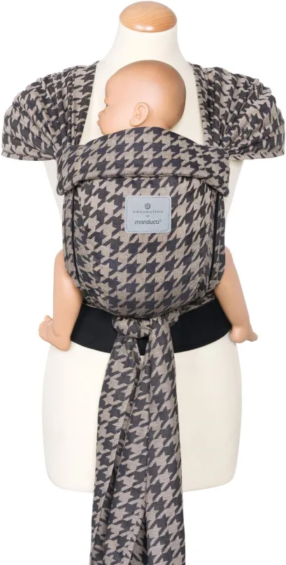 Nosítko MANDUCA Twist Regular PepitaBlack, pre novorodencov - maximálna nosnosť 15 kg, je