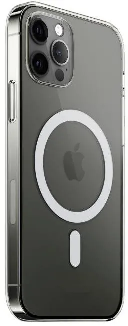 Kryt na mobil TopQ Kryt Clear Magnetic iPhone 12 Pre pevný priehľadný 85503