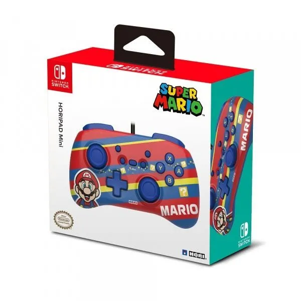 Gamepad HORIPAD Mini - Super Mario Series - Nintendo Switch, pre PC a Nintendo Switch, kab