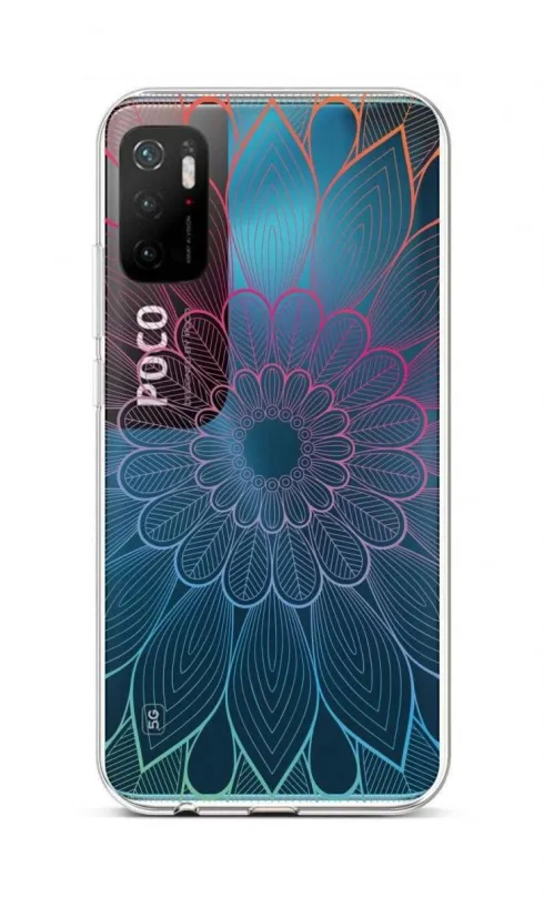 Kryt na mobil TopQ Xiaomi Poco M3 Pre silikón Rainbow Mandala 59954