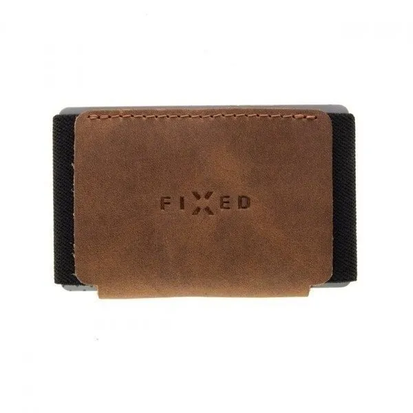 Peňaženka FIXED Smile Tiny Wallet so smart trackerom FIXED Smile Motion hnedá