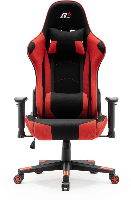 Herná stolička SRACER R6 čierna-červená