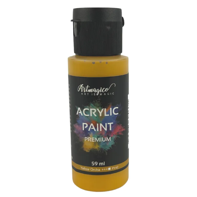 Artmagico - akrylové farby Premium 59 ml Farba: Yellow ochra