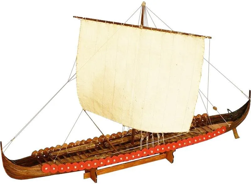 Model lode Dušek Vikingská predĺžená loď 1:72 kit