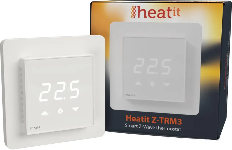 Chytrý termostat HEATIT Z-TRM3 - Biely (RAL 9003)
