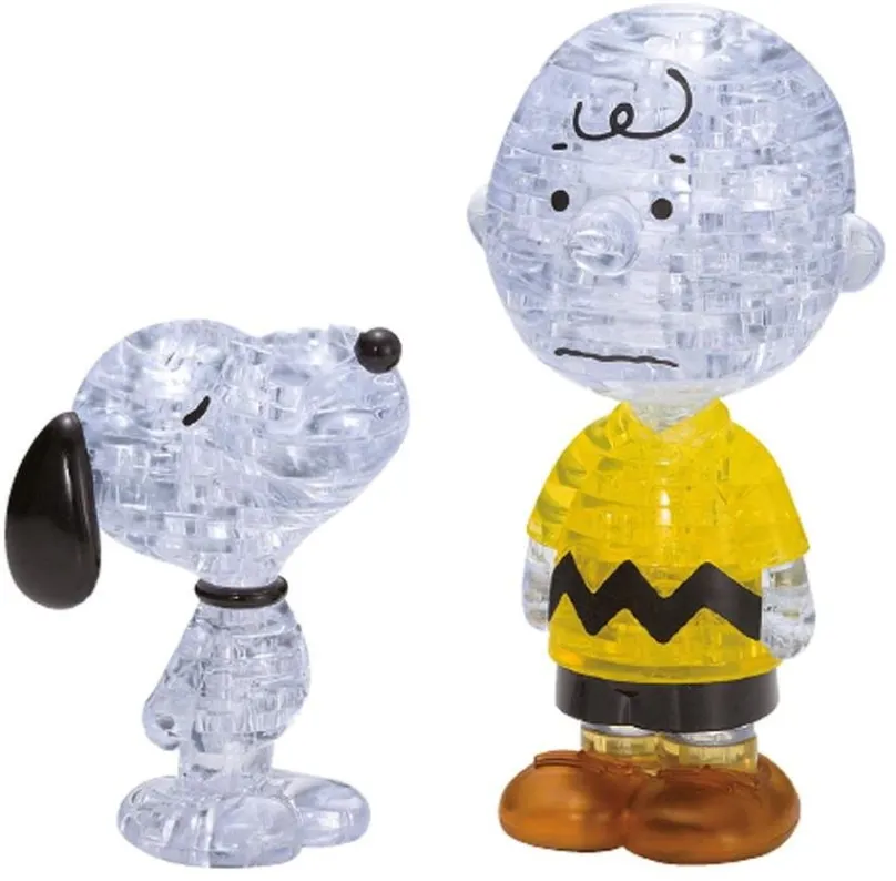 3D puzzle Hcm Kinzel 3D Crystal puzzle Snoopy a Charlie Brown 77 dielikov