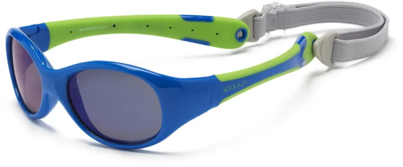 Slnečné okuliare Koolsun FLEX Modrá/ Limetka 3m+