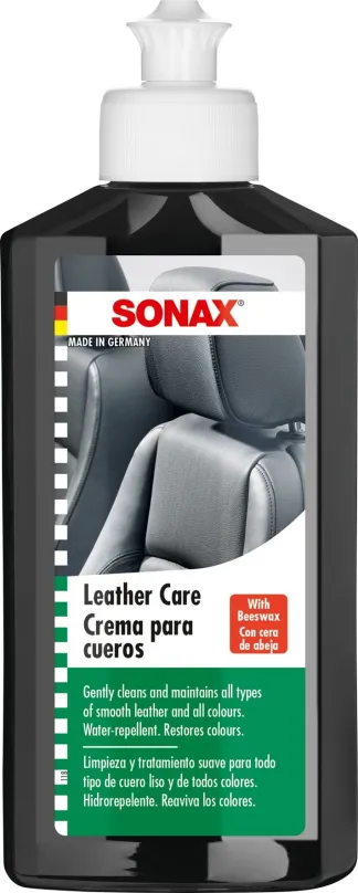 Čistič čalúnenia autá SONAX Ošetrenie kože s vitamínom E, 250ml