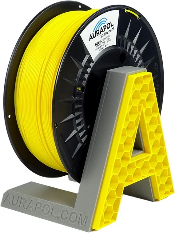 Filament AURAPOL PLA 3D Filament L-EGO Žltá 1 kg 1,75 mm AURAPOL