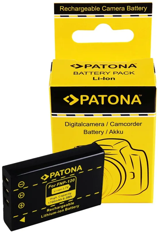 Batérie pre fotoaparát Paton pre Fuji NP-120 1700mAh Li-lon