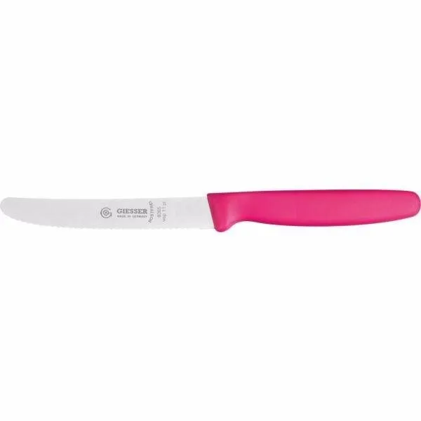 Kuchynský nôž Giesser messer Nôž univerzálny 11 cm ružový