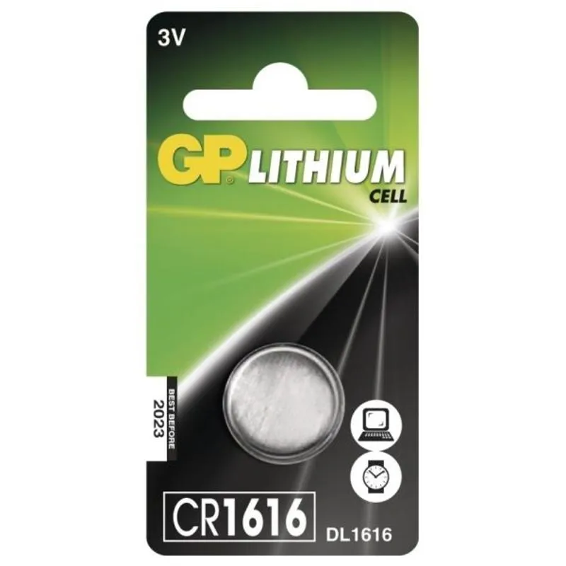 Gombíkové batérie GP CR1616 - 1 kus