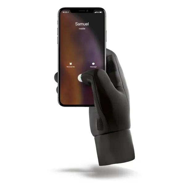 MUJJO Touchscreen Gloves Black – dotykové rukavice, vel. XL