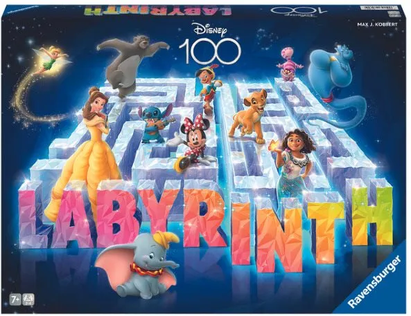 Dosková hra Ravensburger hry 275458 Labyrinth Disney: 100. výročie