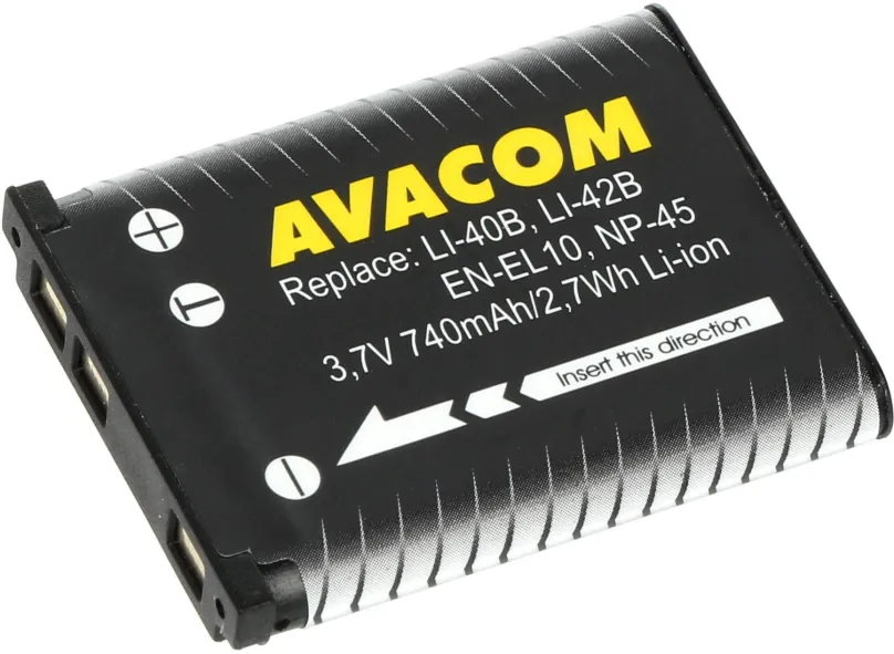 Batéria pre fotoaparát Avacom Olympus Li-40B, Li-42B Li-ion 3.7V 740mAh 2.7Wh AVA