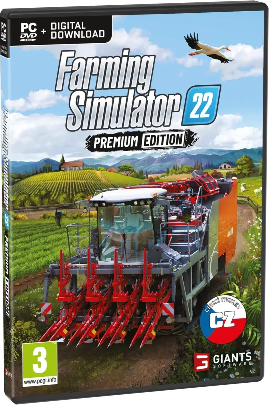 Hra na PC Farming Simulator 22: Premium Edition, krabicová verzia, <strong>české titulky</