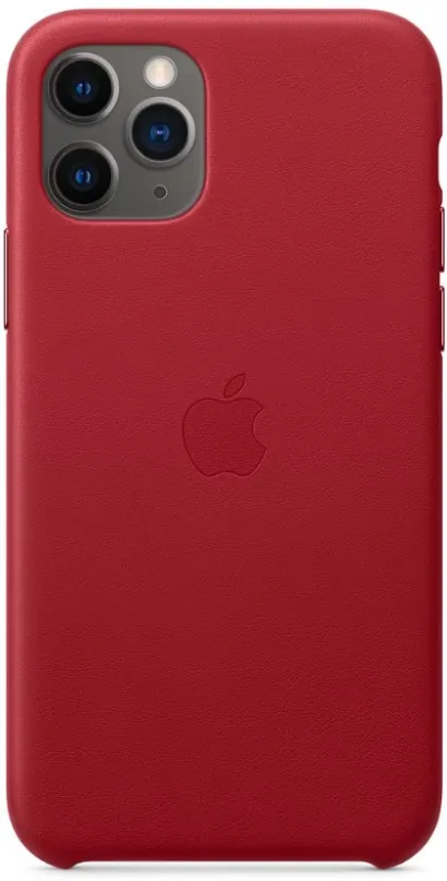 Kryt na mobil Apple iPhone 11 Pro Kožený kryt červený, pre Apple iPhone 11 Pro, materiál k