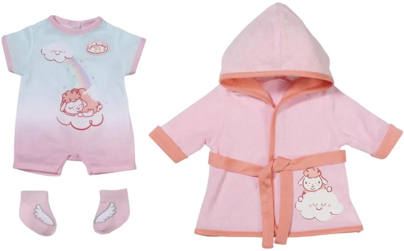 Oblečenie pre bábiky Baby Annabell Župan a pyžamko , 43 cm