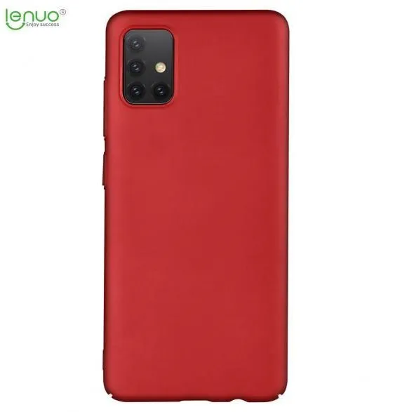 Kryt na mobil Lenu Leshield pre Samsung Galaxy A51, červený