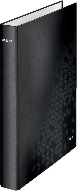 Šanón LEITZ WOW A4 Maxi štvorkrúžkový 40 mm čierny