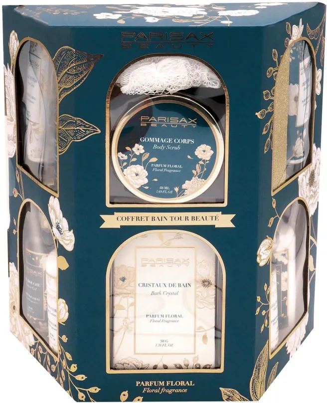 Darčeková kozmetická sada ParisAx Bohatá vianočná darčeková kúpeľová sada 11 ks