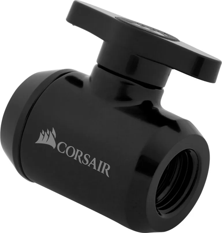 Fitting Corsair XF AF ball valve - čierny
