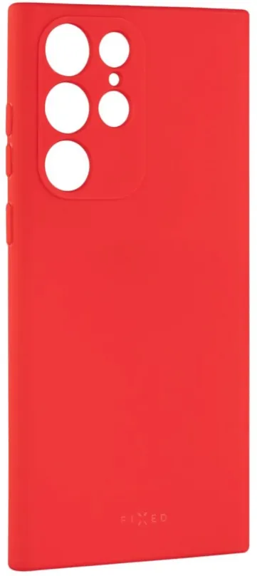 Kryt na mobil FIXED Story pre Samsung Galaxy S22 Ultra červený
