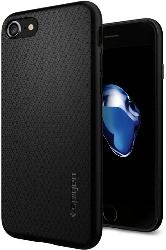 Kryt na mobil Spigen Liquid Air Black iPhone 7/8/SE 2020/SE 2022, pre Apple iPhone 7, iPho