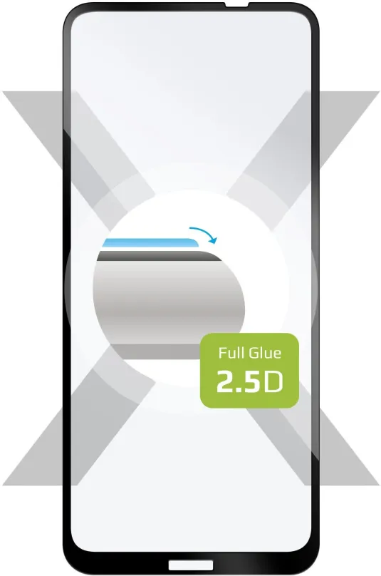 Ochranné sklo FIXED FullGlue-Cover pre Nokia X10/ X20 čierne
