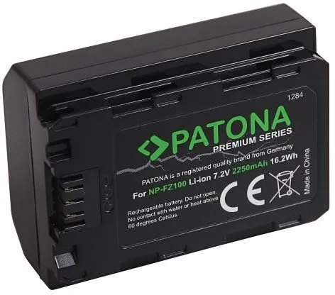 Batéria pre fotoaparát PATONA pre Sony NP-FZ100 2250mAh Li-Ion Premium