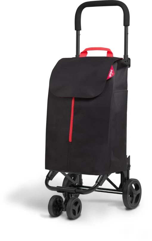 Taška na kolieskach GIMI Twin nákupný vozík čierny, 52 l