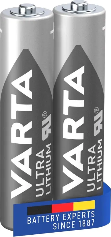 Jednorazová batéria VARTA lítiová batéria Ultra Lithium AAA 2ks