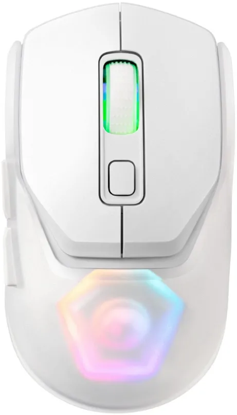 Herná myš MARVO Fit Pro G1 Omron Switch Wireless, biela