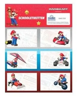 Detské samolepky Samolepky Super Mario 18 ks