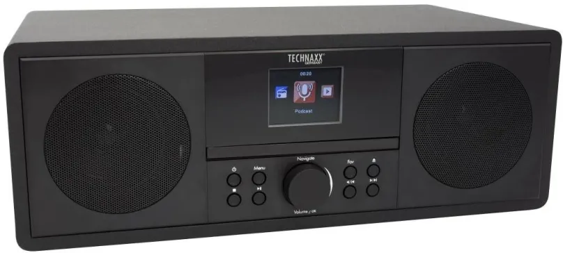 Rádio Technaxx TX-187, internetové, kuchynské, DAB+ tuner, podpora MP3 a WMA, výkon 20 W,