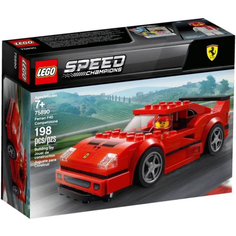 LEGO stavebnica LEGO Speed Champions 75890 Ferrari F40 Competizione, pre deti, vhodné od 7