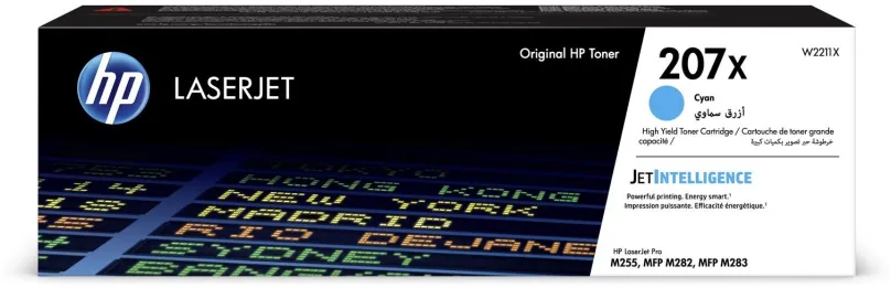 Toner HP W2211X č. 207X azúrový originálny