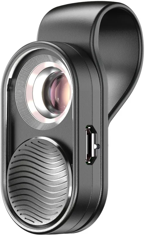 Objektiv pro mobilní telefon Apexel 100X Phone Microscope čočka s  LED Light