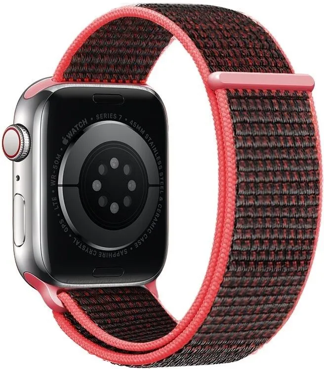 Remienok Eternico Airy pre Apple Watch 38mm / 40mm / 41mm Rustic Red and Red edge