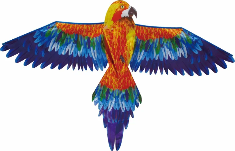 Lietajúci drak Drak - červený papagáj