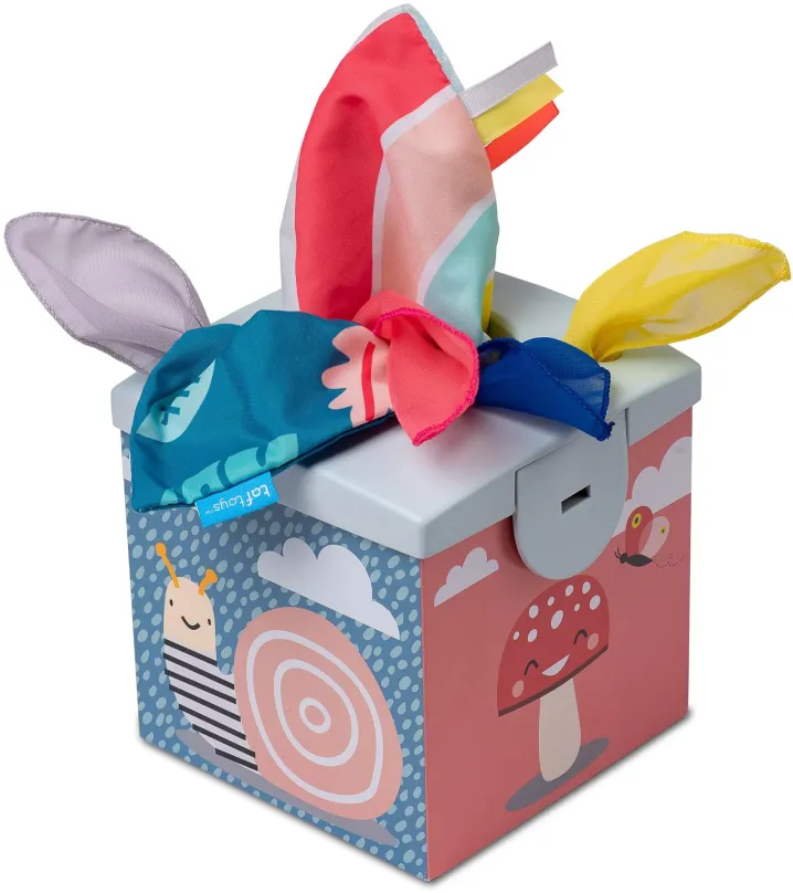 Vkladačka Taf Toys Box so šatkami Koala Kimmi
