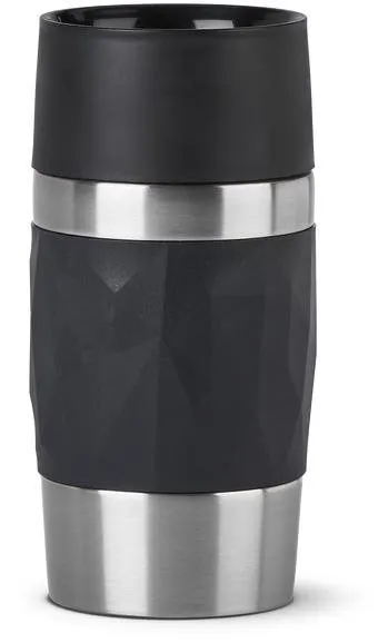 Termohrnček Tefal Cestovný hrnček 0.3l COMPACT MUG čierny/nerez N2160110