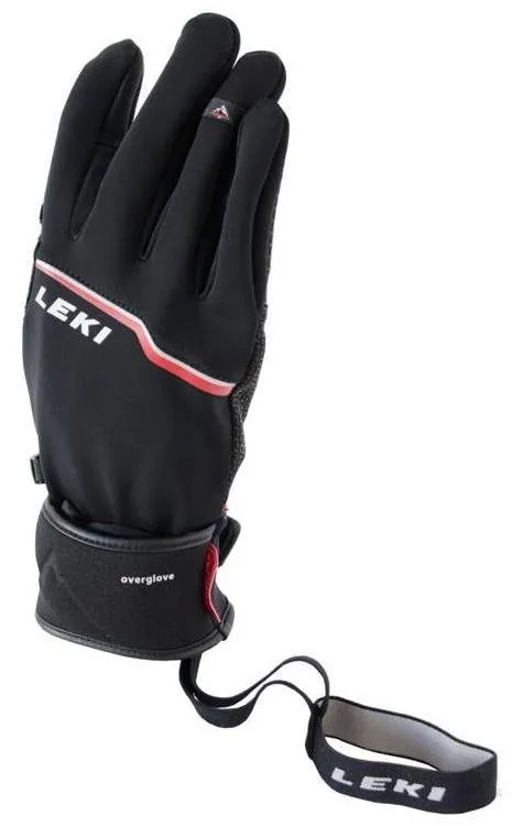 Lyžiarske rukavice Leki Tour Precision Plus V black-chrome-red 11