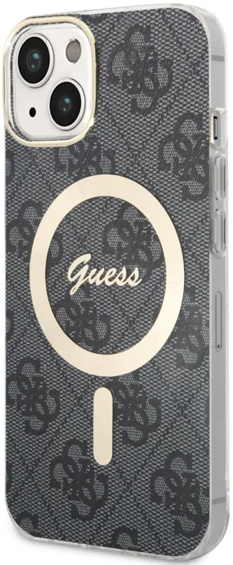 Kryt na mobil Guess 4G IML MagSafe Kompatibilný Zadný Kryt pre iPhone 13 Black