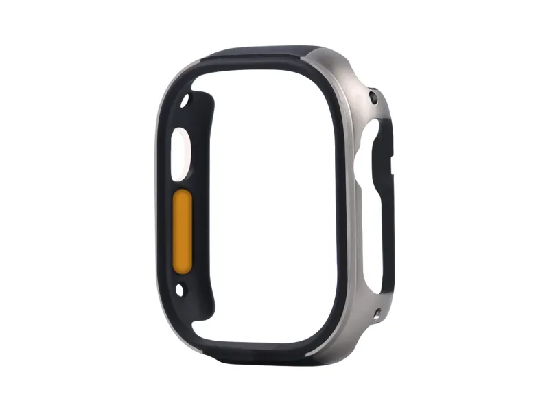 COTECi celoplošné ochranné hliníkové púzdro pre Apple Watch Ultra 49mm titánová