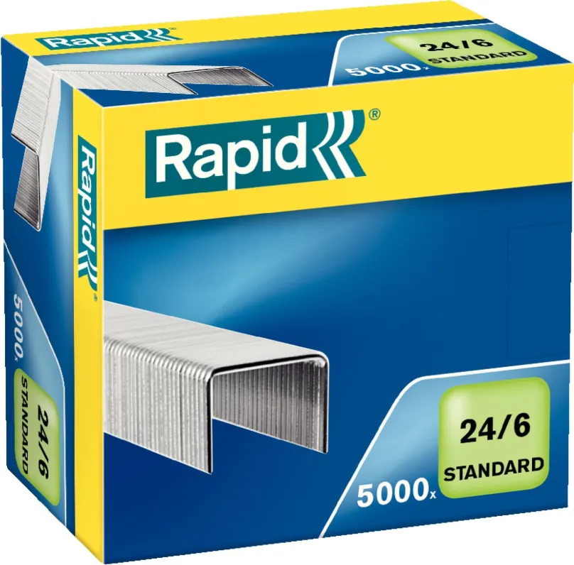 Spony do zošívačky RAPID Standard 24/6 - balenie 5000 ks
