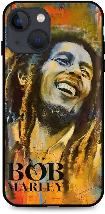 Kryt na mobil TopQ iPhone 13 silikón Bob Marley 64876