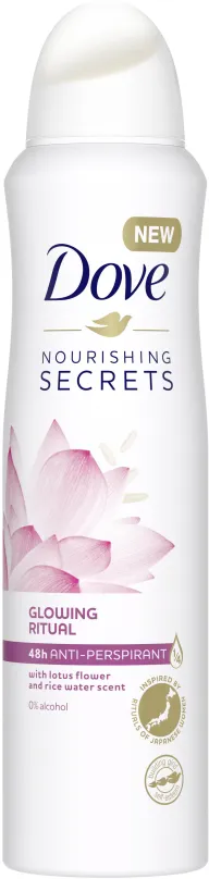 Antiperspirant Dove Glowing Ritual Lotus & Rice Water dezodorant v spreji 150ml