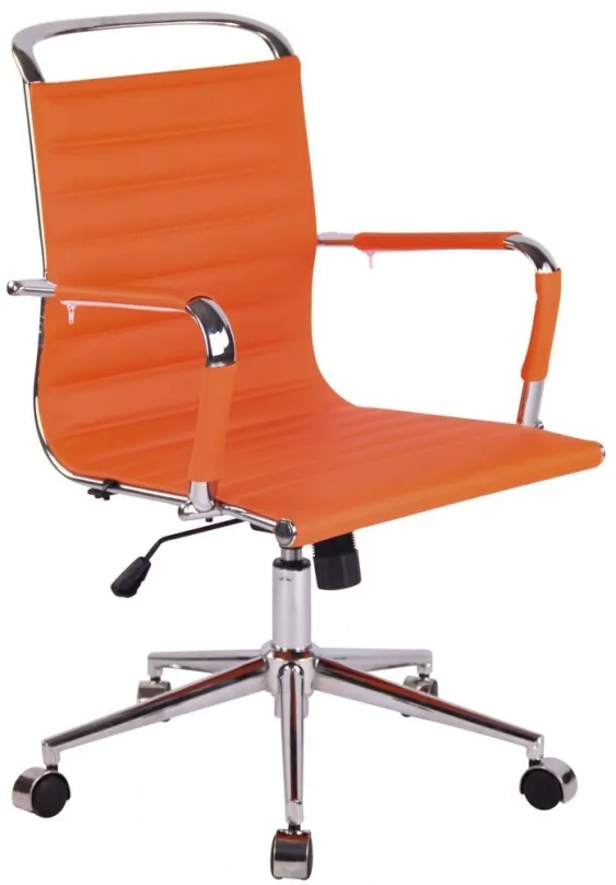 Kancelárska stolička BHM GERMANY Barsia oranžová