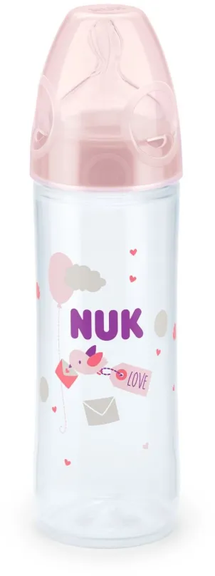 Dojčenská fľaša NUK dojčenská fľaša Love, 250ml – ružová